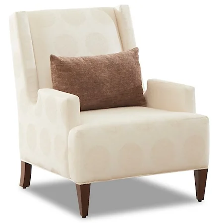 Contemporary Cut Away Accent Chair